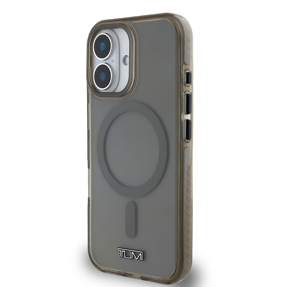 TUMI iPhone 16 Orjinal Lisanslı M-safe Şarj Özellikli Airbagli Transparan Kılıf TUMI iPhone 16 Orjinal Lisanslı M-safe Şarj Özellikli Airbagli Transparan Kılıf